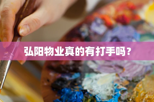 弘阳物业真的有打手吗？