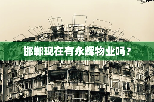 邯郸现在有永辉物业吗？