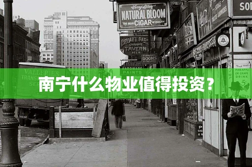 南宁什么物业值得投资？