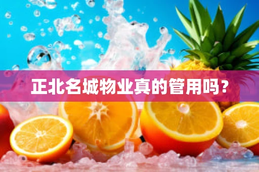 正北名城物业真的管用吗？