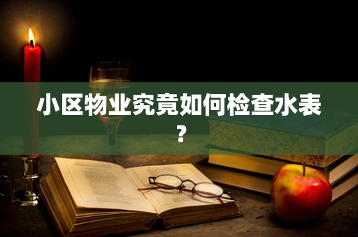 小区物业究竟如何检查水表？