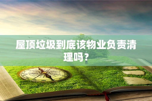屋顶垃圾到底该物业负责清理吗？