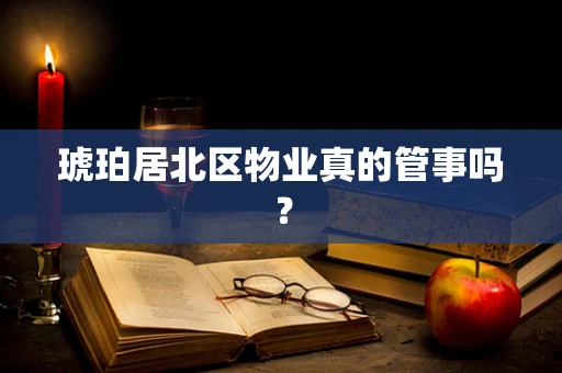 琥珀居北区物业真的管事吗？