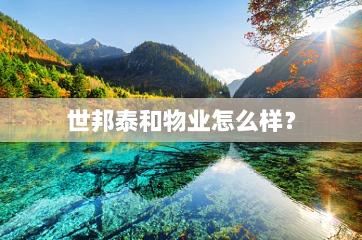 世邦泰和物业怎么样？
