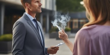 做核酸时物业人员抽烟违法吗？