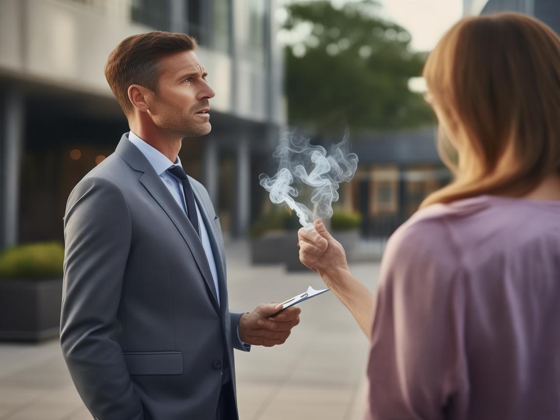 做核酸时物业人员抽烟违法吗？